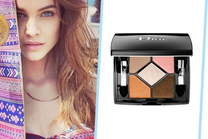 trucco occhi azzurri da giorno Barbara Palvin