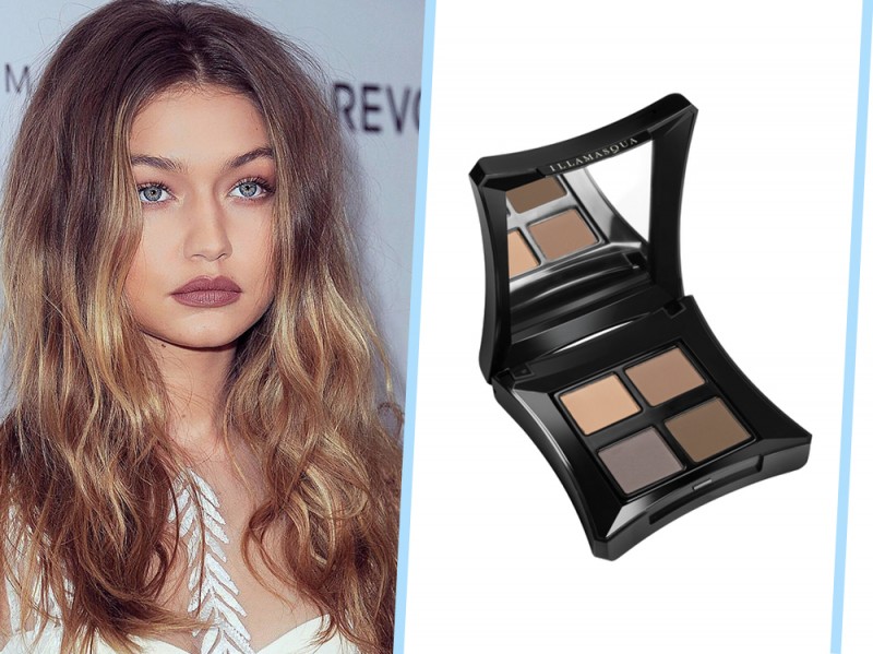 trucco occhi azzurri da giorno Gigi Hadid