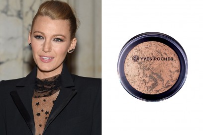 trucco occhi azzurri sera Blake Lively