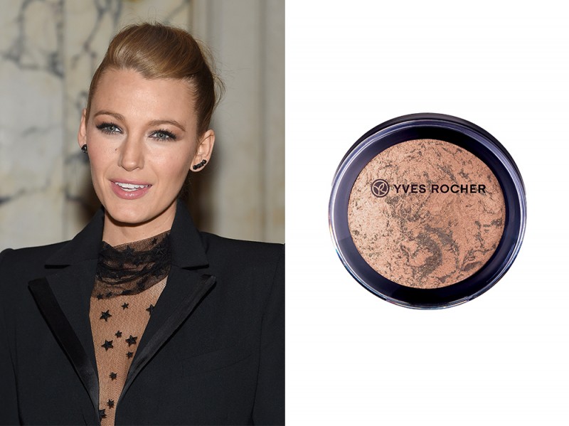 trucco occhi azzurri sera Blake Lively