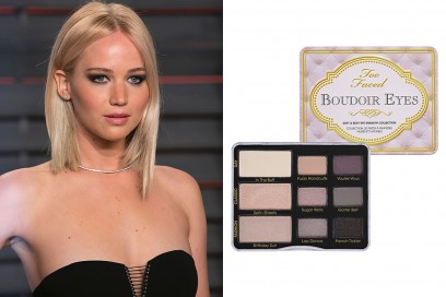 trucco occhi azzurri sera Jennifer Lawrence