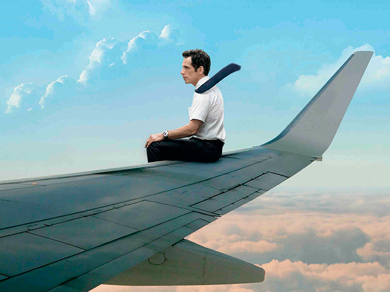 walter mitty aereo poster