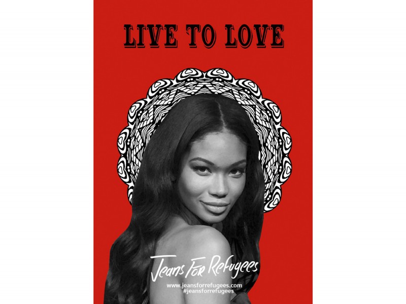 CHANEL-IMAN-jeans-for-refugees