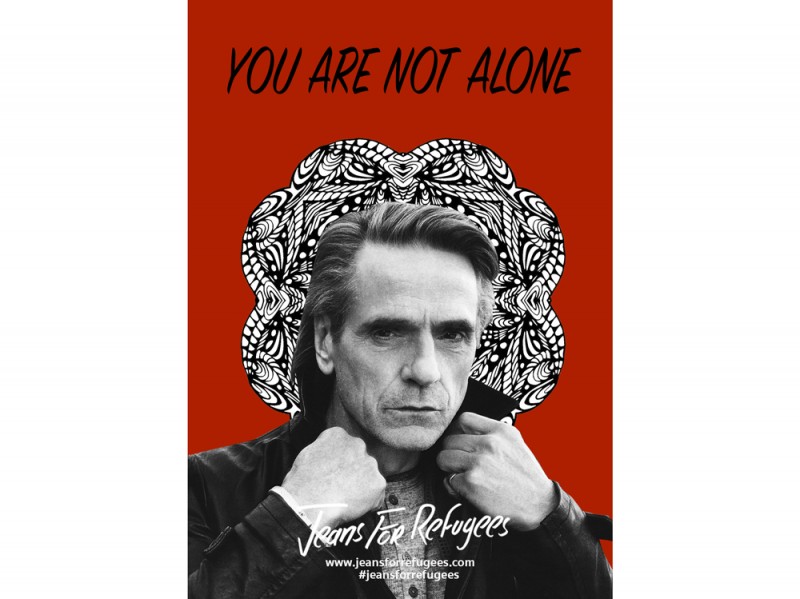 Jeremy-Irons-jeans-for-refugees