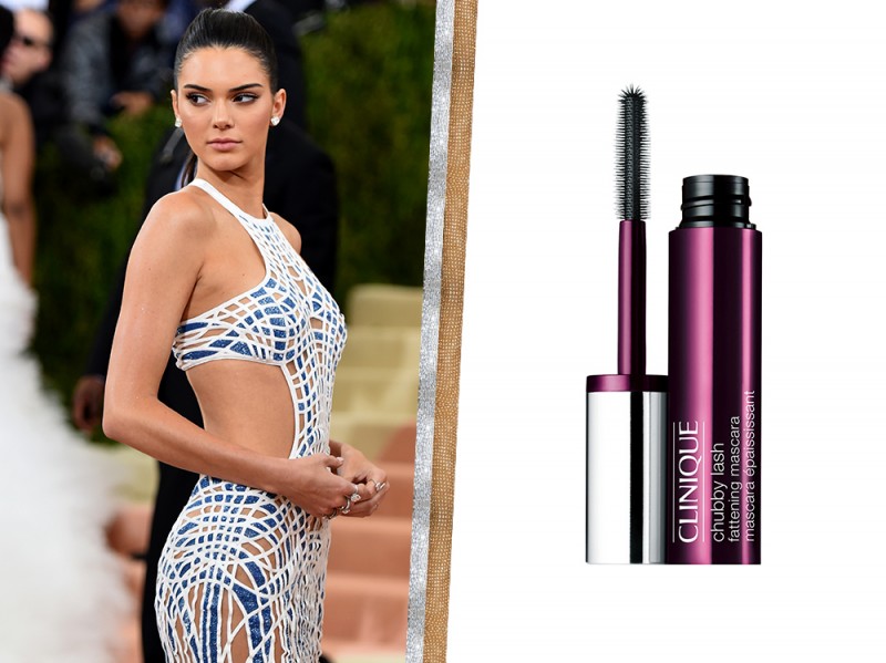 Kendall Jenner trucco occhi marroni da sera