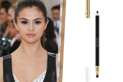 Selena Gomez trucco occhi marroni da sera