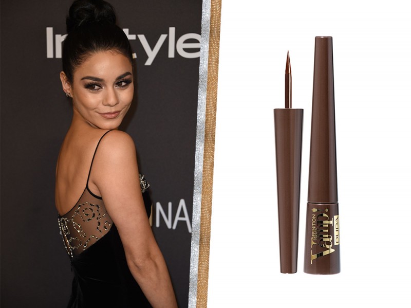 Vanessa Hudgens trucco occhi marroni da sera