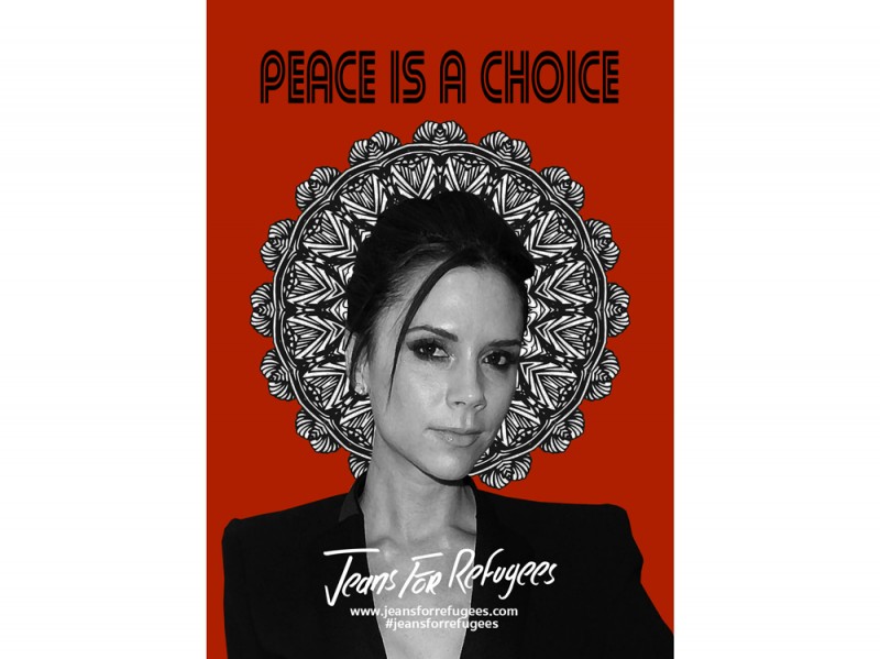 Victoria-Beckam-jeans-for-refugees