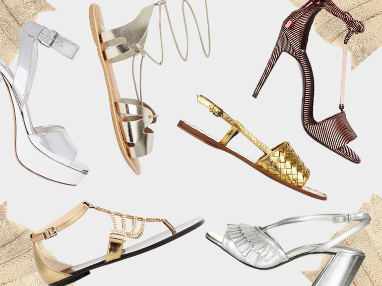 cover sandali metallizzati le versioni più luccicanti mobile
