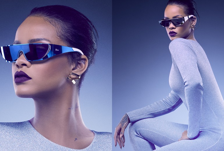 Rihanna disegna i nuovi occhiali da sole di Dior