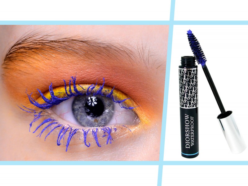 mascara bluette trucco waterproof piscina