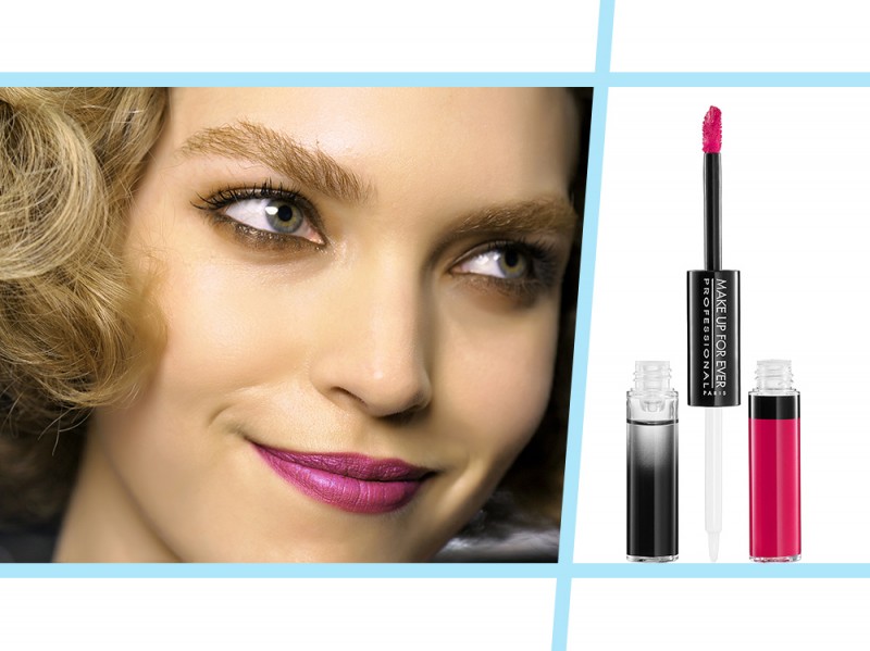 rossetto fucsia trucco waterproof piscina