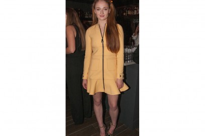sophaie turner abito giallo getty