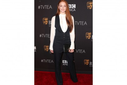 sophie turner ai bafta LA pre-emmy getty images