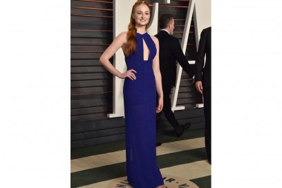 sophie turner oscar party abito galvan getty
