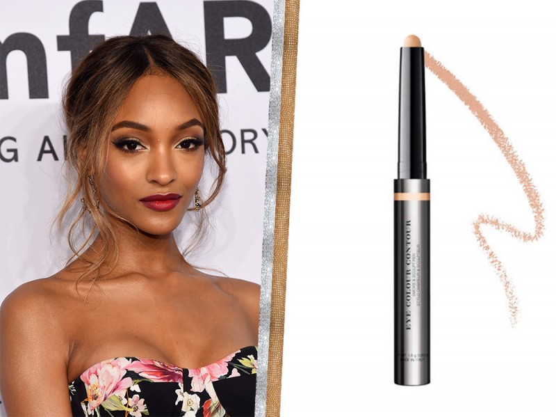 trucco occhi marroni da sera Jourdan Dunn