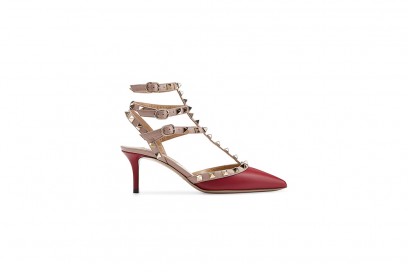 valentino rockstud rosso