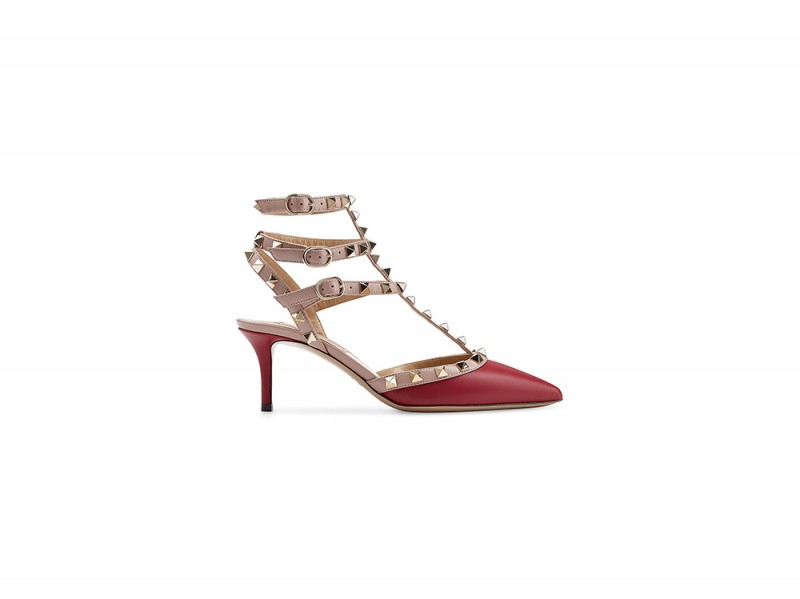 valentino rockstud rosso