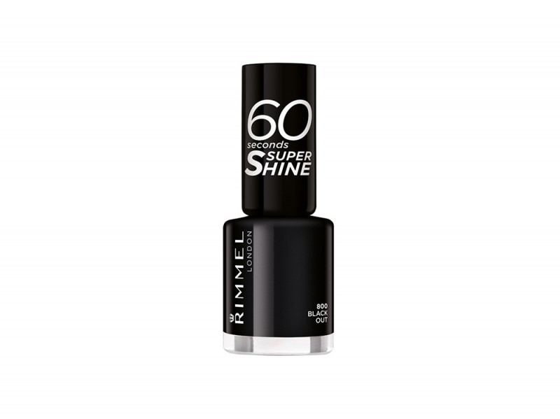 Rimmel-Unghie-60_Seconds_Super_Shine 800 Black Out