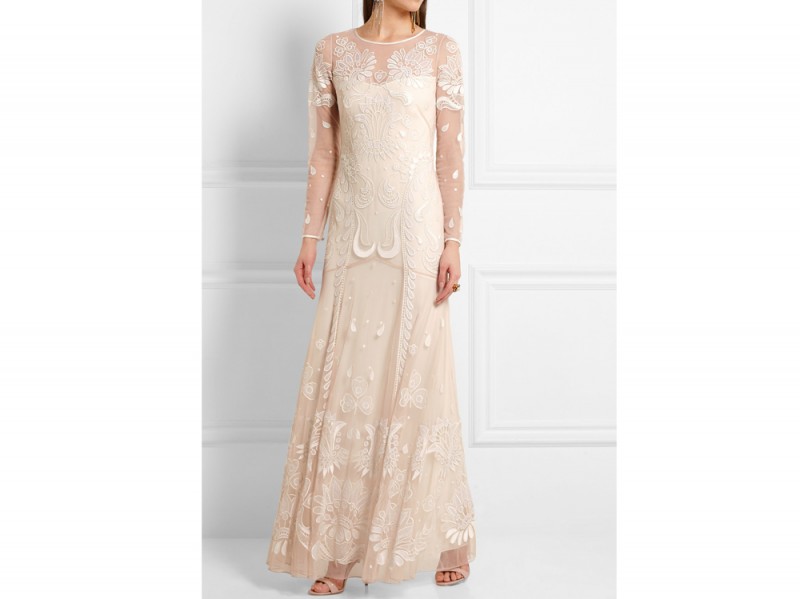 abito sposa rosa temperley london net a porter
