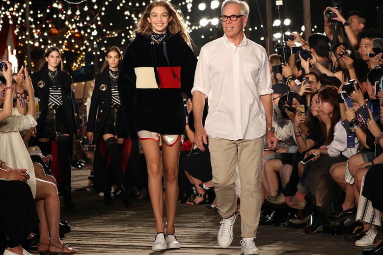 La notte di Gigi Hadid e Tommy Hilfiger a New York