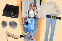 Easy look da weekend come Rosie Huntington-Whiteley