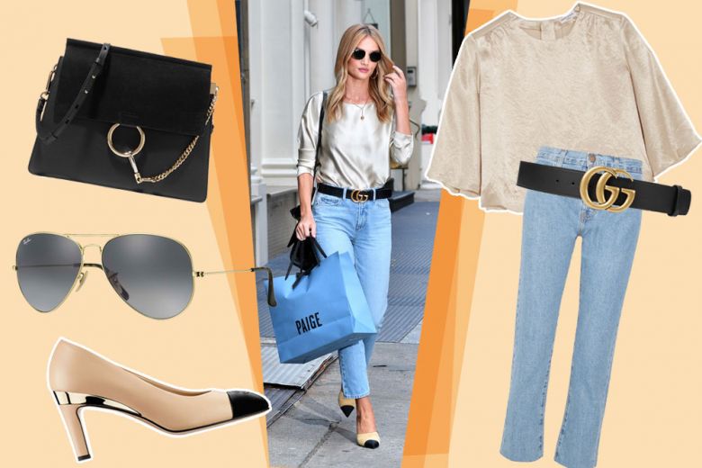 Easy look da weekend come Rosie Huntington-Whiteley