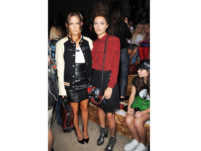 Riley-Keough-and-Sasha-Lane-nyfw