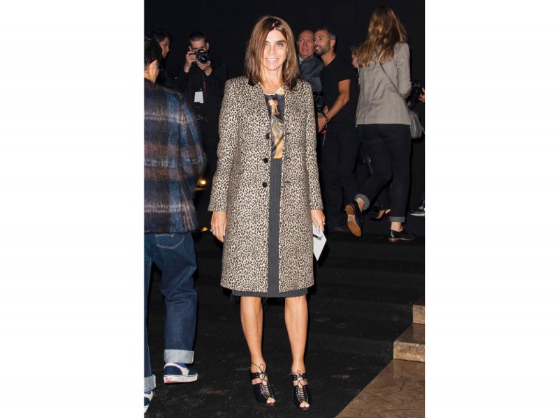 carine roitfeld cappotto grigio olycom