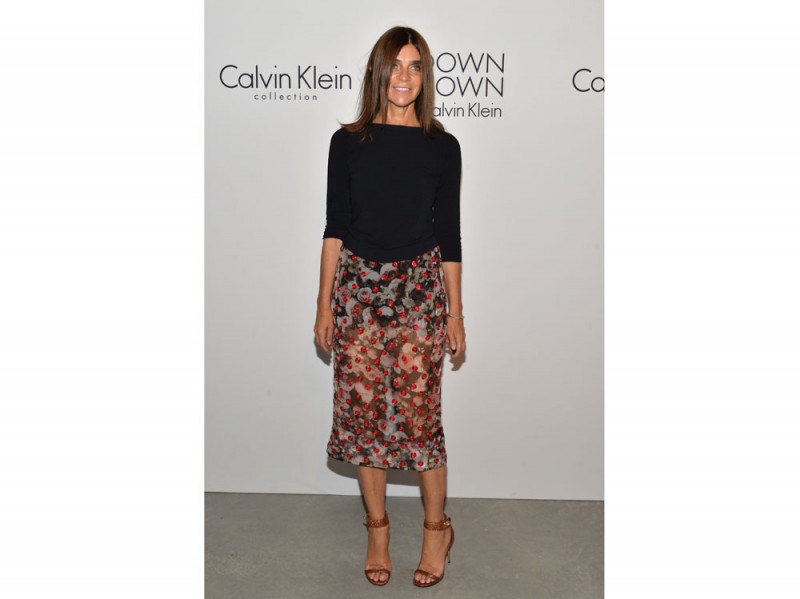 carine roitfeld gonna a fiori