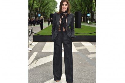 carine roitfeld tailleur gessato