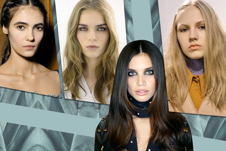 Capelli con riga centrale: l’hair trend dell’autunno/inverno 2016