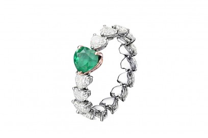 degrisogono-anello-cuore-collection-verde