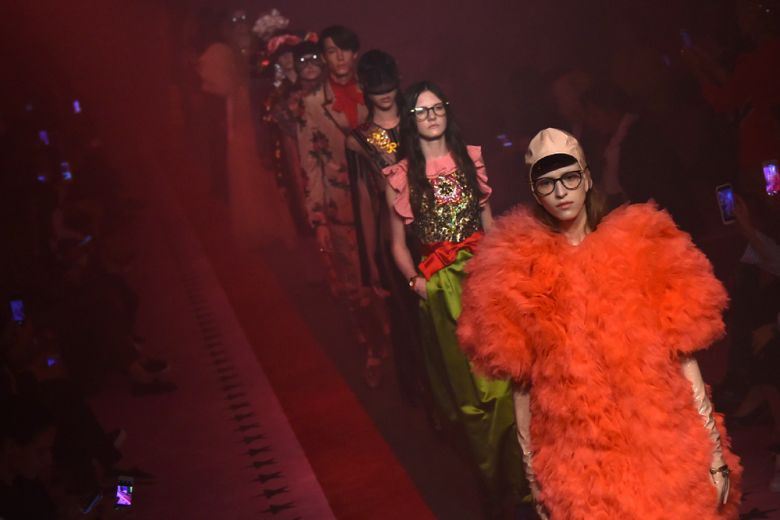 La sfilata di Gucci per la Primavera-Estate 2017