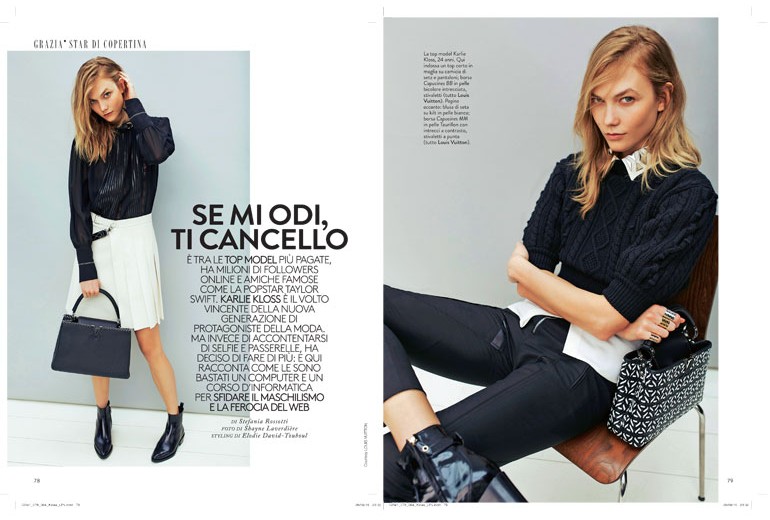Karlie Kloss: Se mi odi, ti cancello