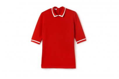 lacoste-polo-trequarti-rossa