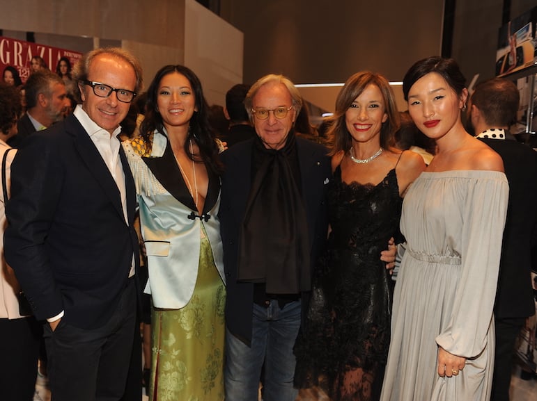 Andrea Della Valle;Tina Leung;Diego Della Valle;Silvia Grilli;Nicole Warne