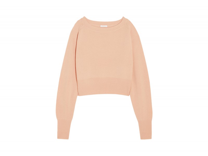 CHLOE Cropped cashmere sweater_NET