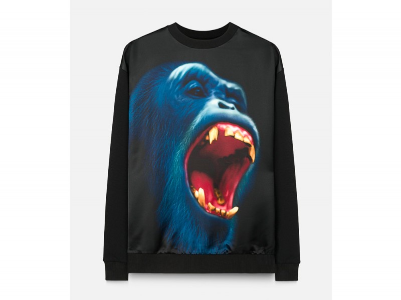 Christopher-Kane-felpa-nera-CHIMP