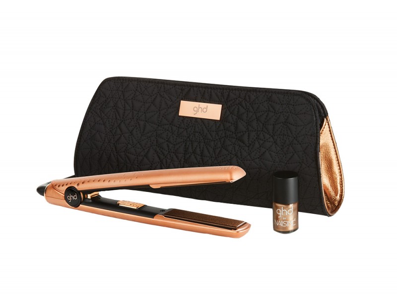 Copper ghd V gift set_with Nails Inc