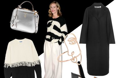 Il look bicolor di Cécile de France, da copiare