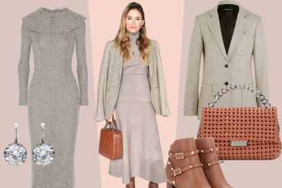 Miroslava Duma e il suo look raffinato in maglia: da provare