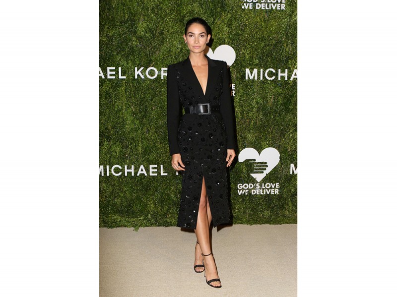 LILY-ALDRIDGE in michael kors
