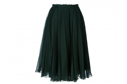 ROCHAS  tulle pleated skirt_FF