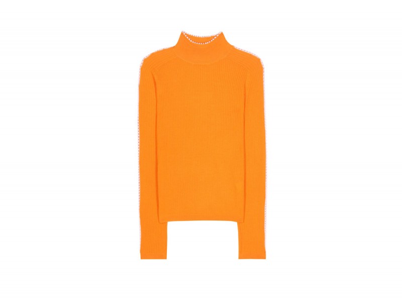 carven-maglia-arancione-collo-alto