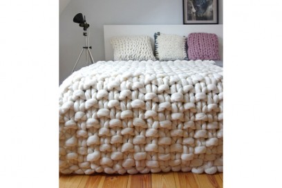 chunky knit blanket 2