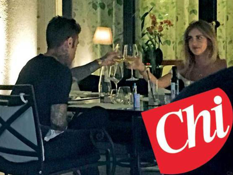 fedez chiara ferragni cena