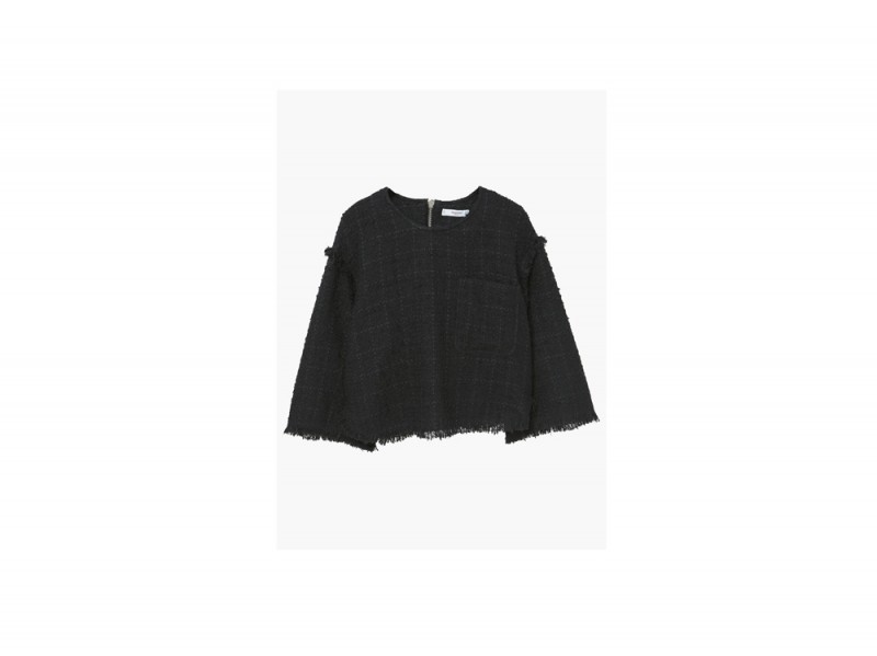 mango-top-twill-nero
