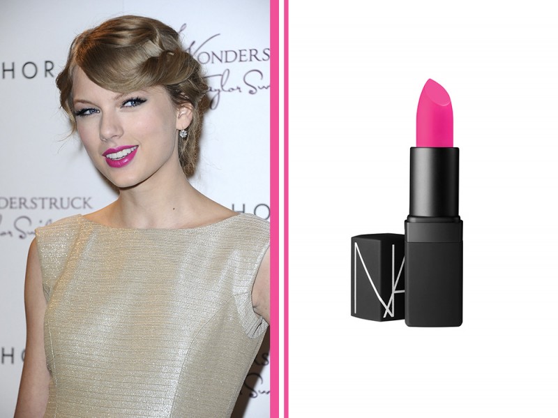 rossetto-fucsia-star-Taylor-Swift- Bright-Fuchsia-nars-semi-matte-lipstick-schiap