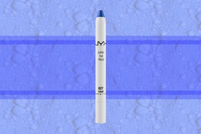 trucco blu elettrico matitone ombretto nyx cosmetics